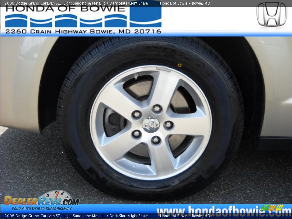 2008 Dodge Grand Caravan SE Light Sandstone Metallic / Dark Slate/Light Shale Photo #9