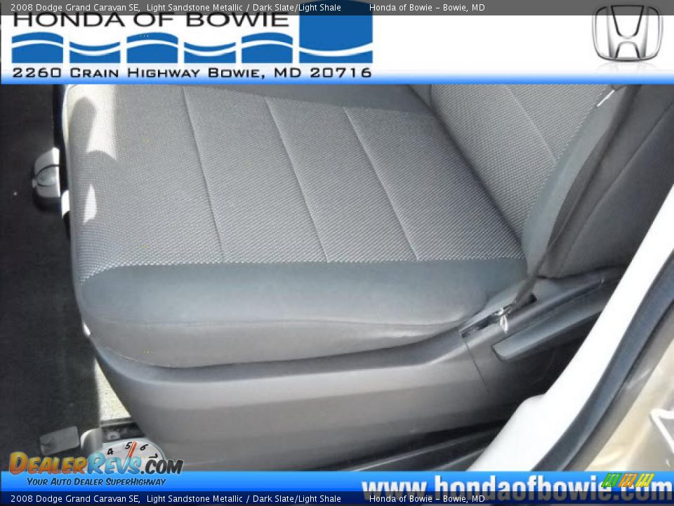 2008 Dodge Grand Caravan SE Light Sandstone Metallic / Dark Slate/Light Shale Photo #11