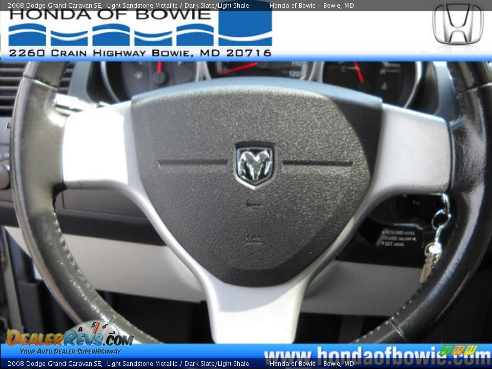 2008 Dodge Grand Caravan SE Light Sandstone Metallic / Dark Slate/Light Shale Photo #16