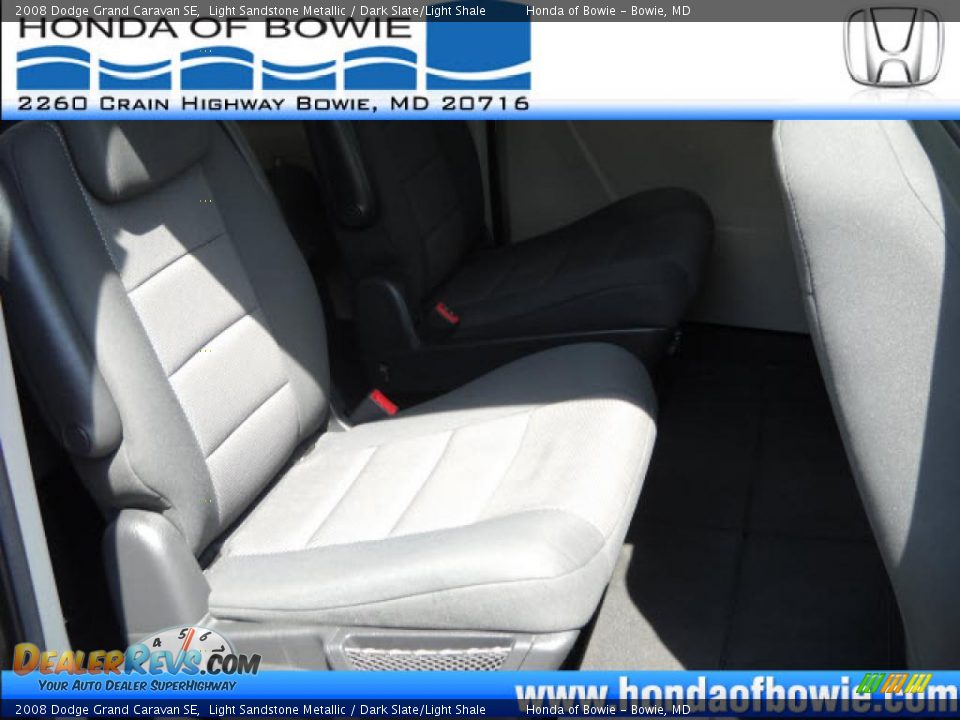 2008 Dodge Grand Caravan SE Light Sandstone Metallic / Dark Slate/Light Shale Photo #19