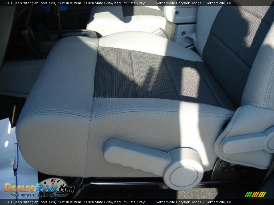 2010 Jeep Wrangler Sport 4x4 Surf Blue Pearl / Dark Slate Gray/Medium Slate Gray Photo #10