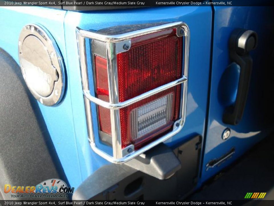 2010 Jeep Wrangler Sport 4x4 Surf Blue Pearl / Dark Slate Gray/Medium Slate Gray Photo #11