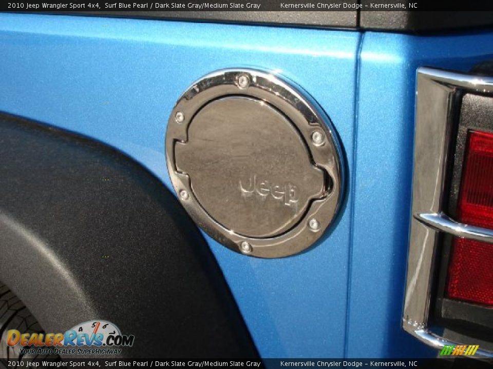 2010 Jeep Wrangler Sport 4x4 Surf Blue Pearl / Dark Slate Gray/Medium Slate Gray Photo #12