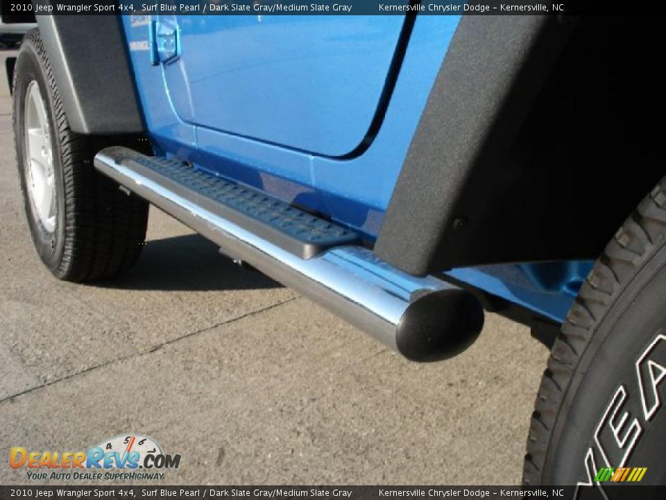 2010 Jeep Wrangler Sport 4x4 Surf Blue Pearl / Dark Slate Gray/Medium Slate Gray Photo #14