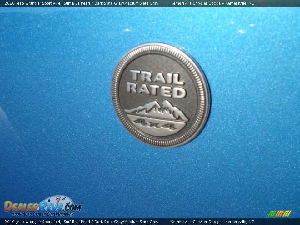 2010 Jeep Wrangler Sport 4x4 Surf Blue Pearl / Dark Slate Gray/Medium Slate Gray Photo #15