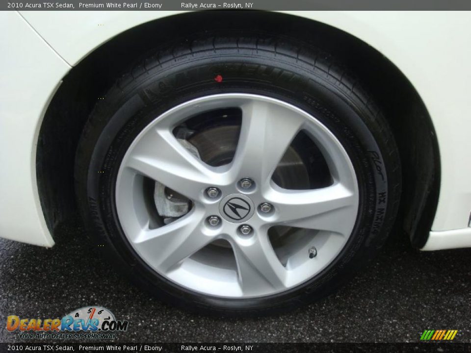 2010 Acura TSX Sedan Premium White Pearl / Ebony Photo #8