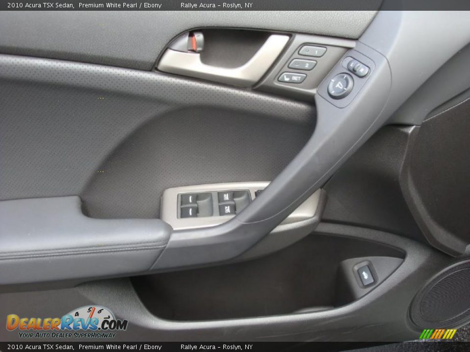 2010 Acura TSX Sedan Premium White Pearl / Ebony Photo #9
