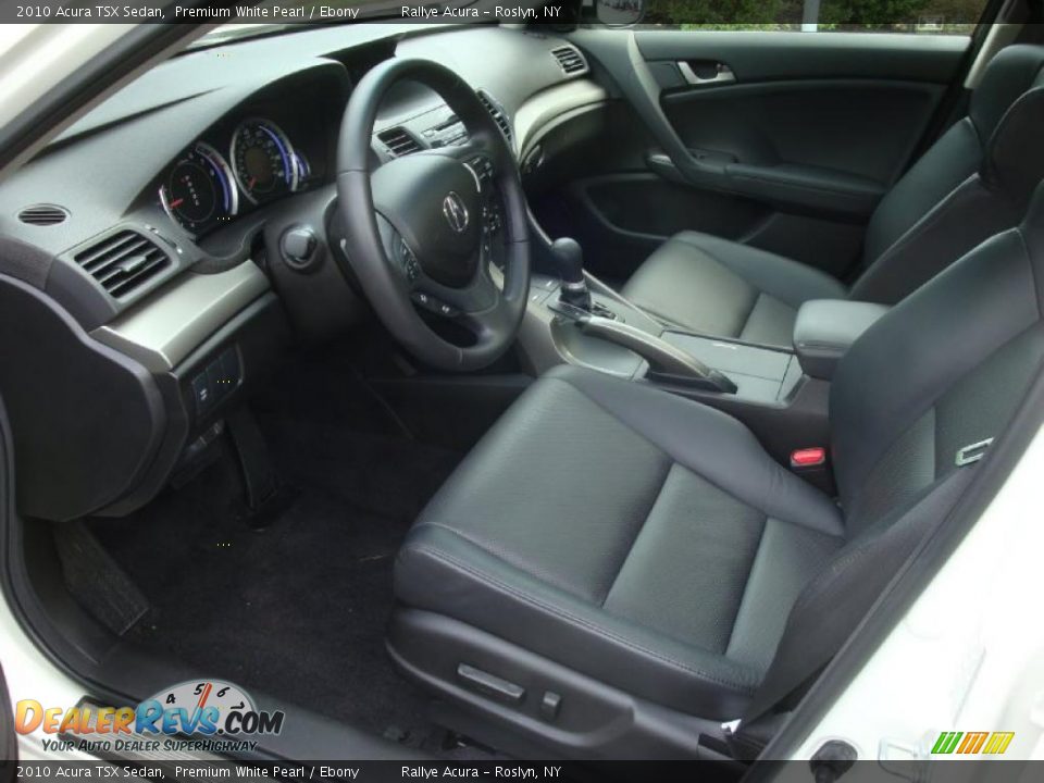 2010 Acura TSX Sedan Premium White Pearl / Ebony Photo #11