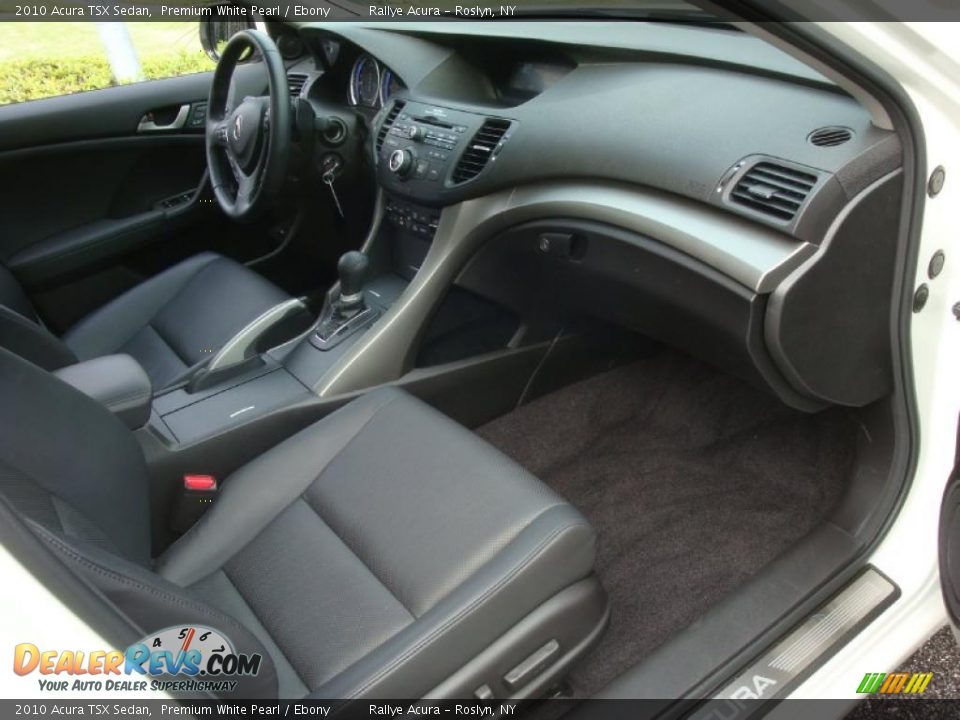 2010 Acura TSX Sedan Premium White Pearl / Ebony Photo #13
