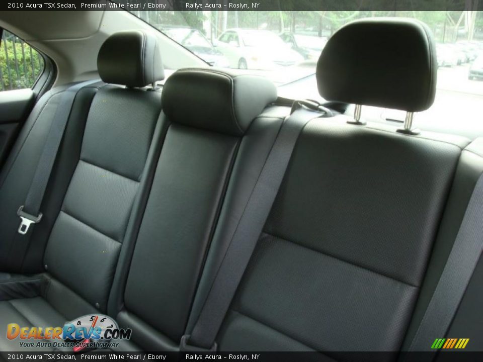 2010 Acura TSX Sedan Premium White Pearl / Ebony Photo #16