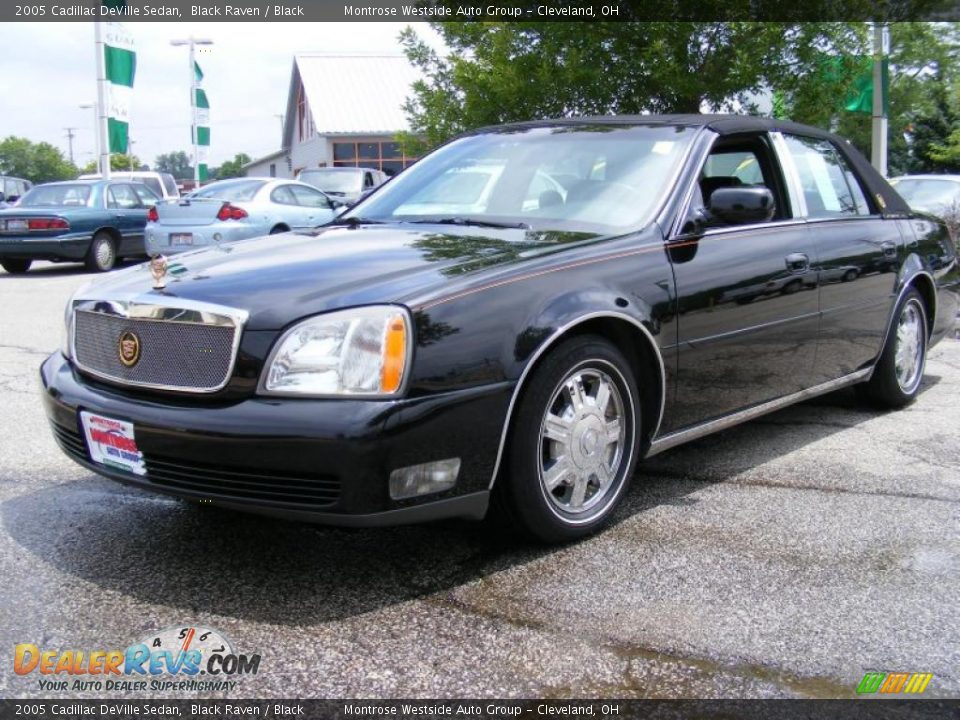 2005 Cadillac DeVille Sedan Black Raven / Black Photo #1