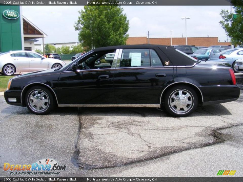 2005 Cadillac DeVille Sedan Black Raven / Black Photo #2