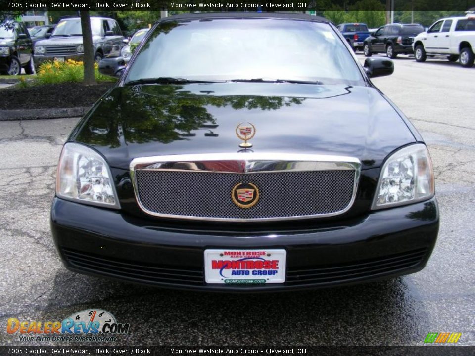 2005 Cadillac DeVille Sedan Black Raven / Black Photo #8