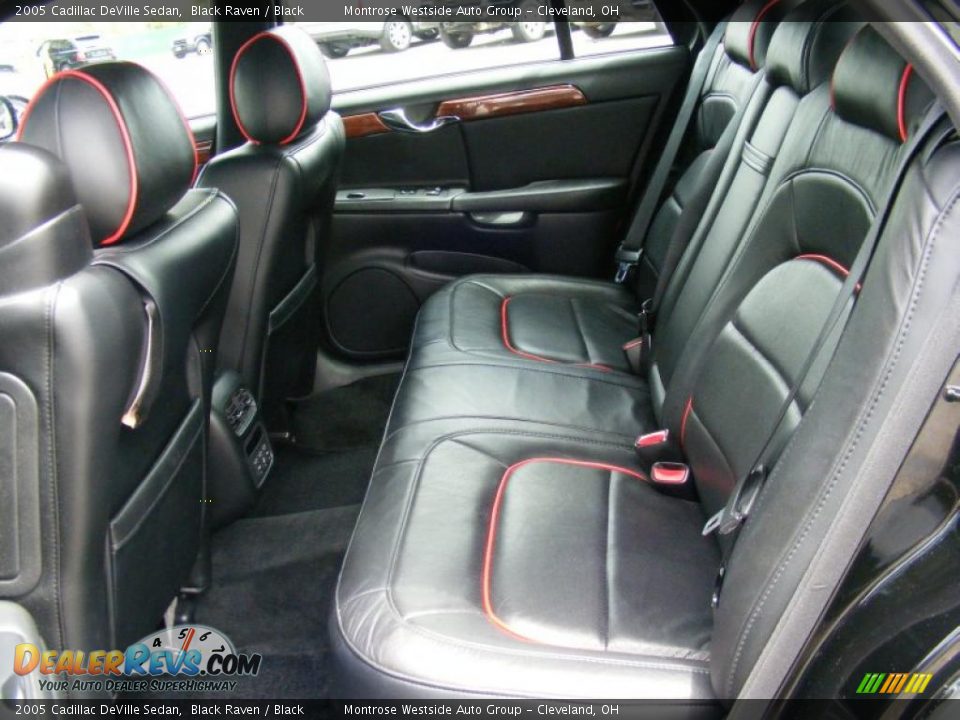 2005 Cadillac DeVille Sedan Black Raven / Black Photo #11