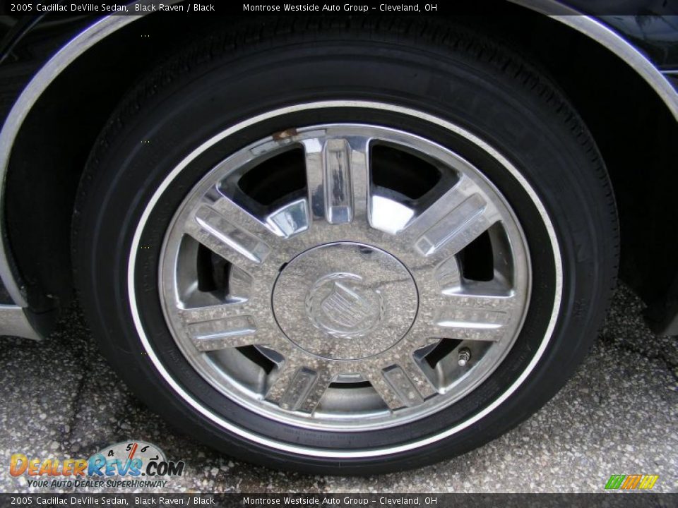 2005 Cadillac DeVille Sedan Black Raven / Black Photo #27