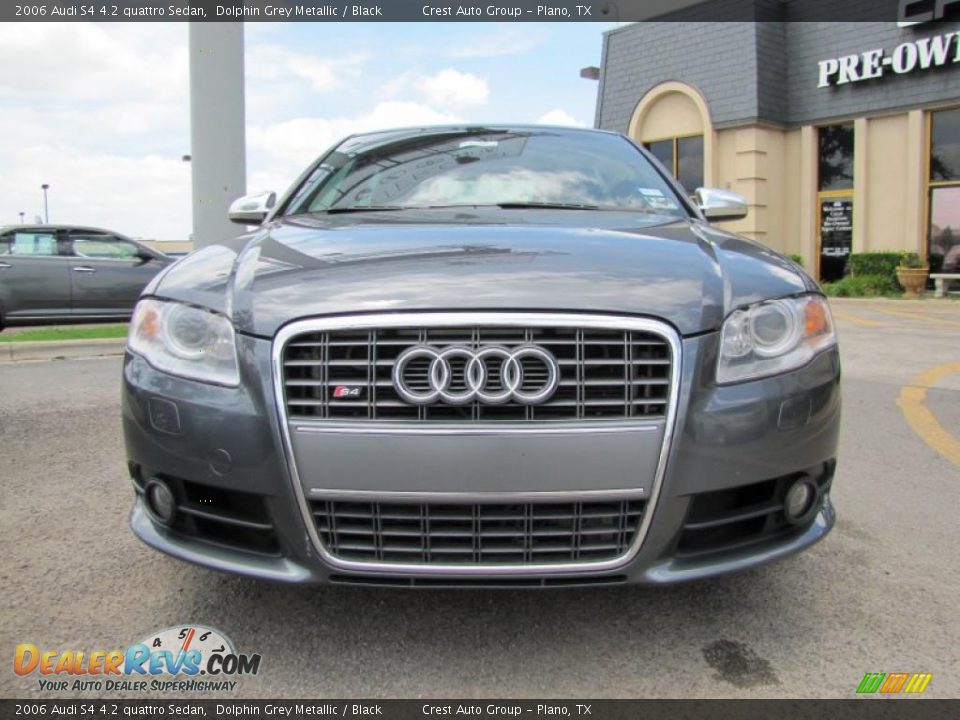 2006 Audi S4 4.2 quattro Sedan Dolphin Grey Metallic / Black Photo #2