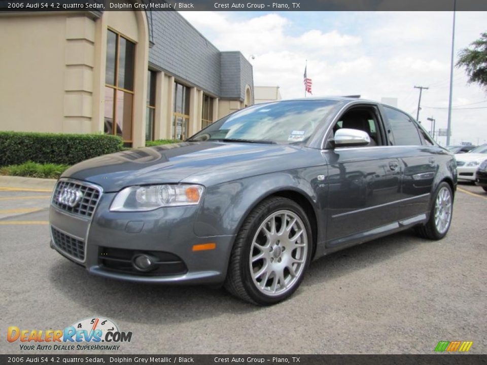 2006 Audi S4 4.2 quattro Sedan Dolphin Grey Metallic / Black Photo #3
