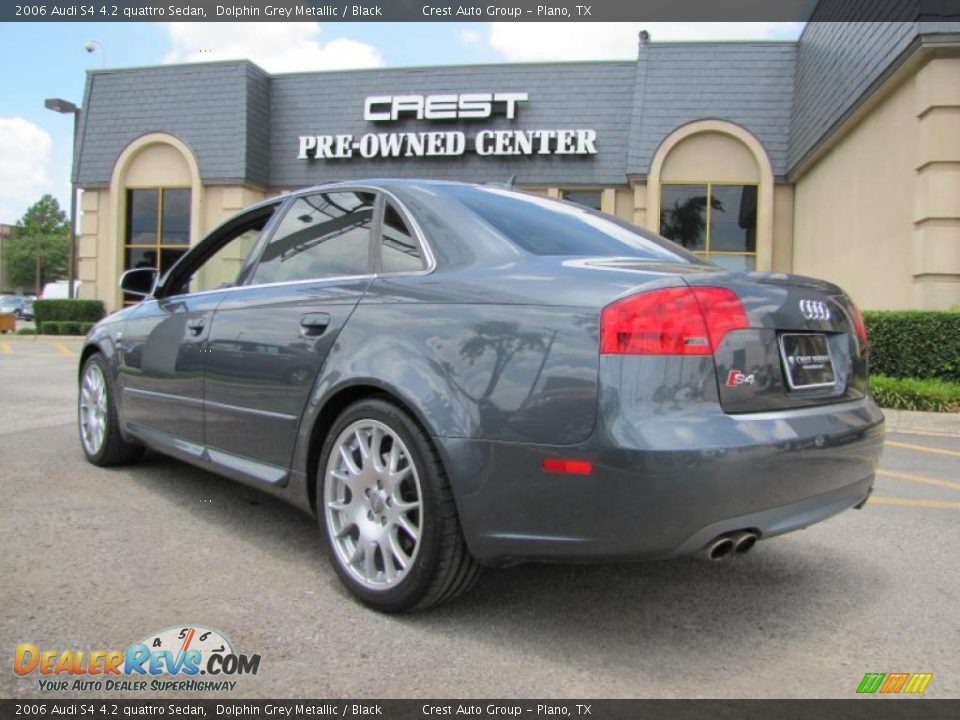2006 Audi S4 4.2 quattro Sedan Dolphin Grey Metallic / Black Photo #5