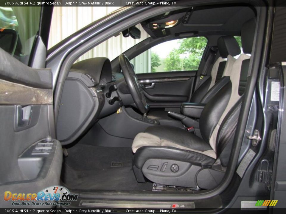 2006 Audi S4 4.2 quattro Sedan Dolphin Grey Metallic / Black Photo #9