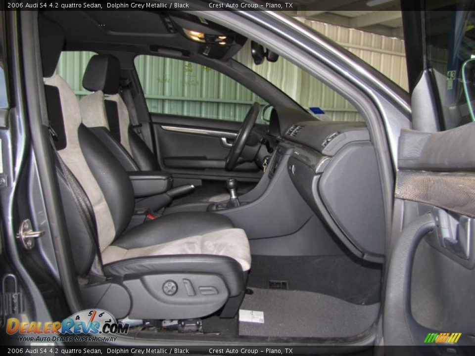 2006 Audi S4 4.2 quattro Sedan Dolphin Grey Metallic / Black Photo #10