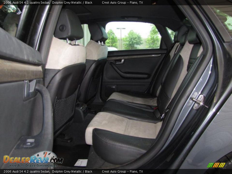 2006 Audi S4 4.2 quattro Sedan Dolphin Grey Metallic / Black Photo #12