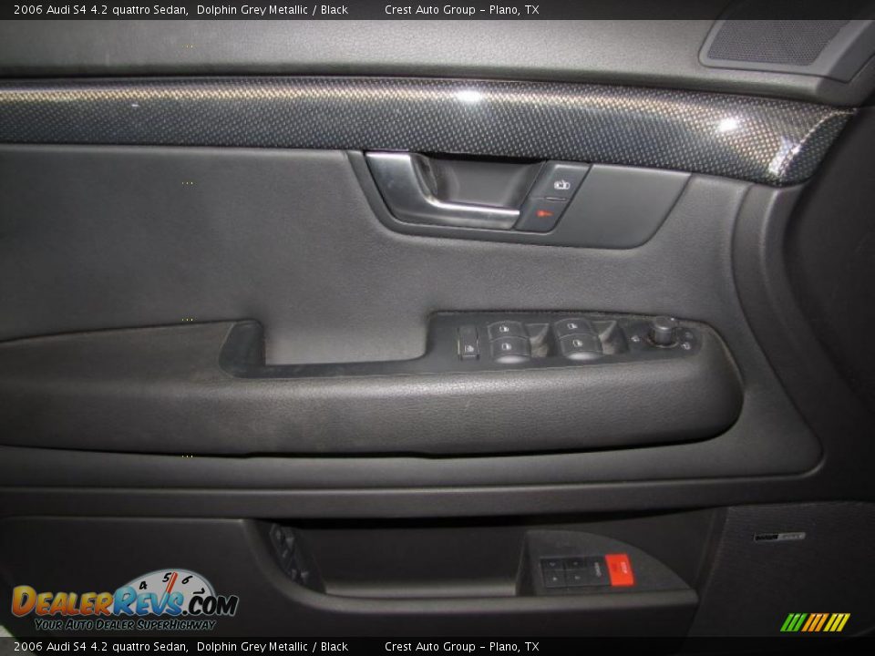 2006 Audi S4 4.2 quattro Sedan Dolphin Grey Metallic / Black Photo #13