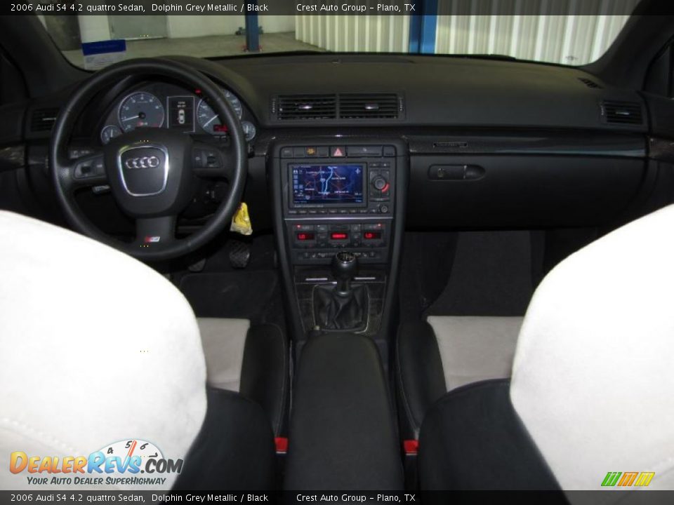 2006 Audi S4 4.2 quattro Sedan Dolphin Grey Metallic / Black Photo #14