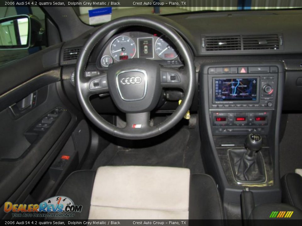 2006 Audi S4 4.2 quattro Sedan Dolphin Grey Metallic / Black Photo #15