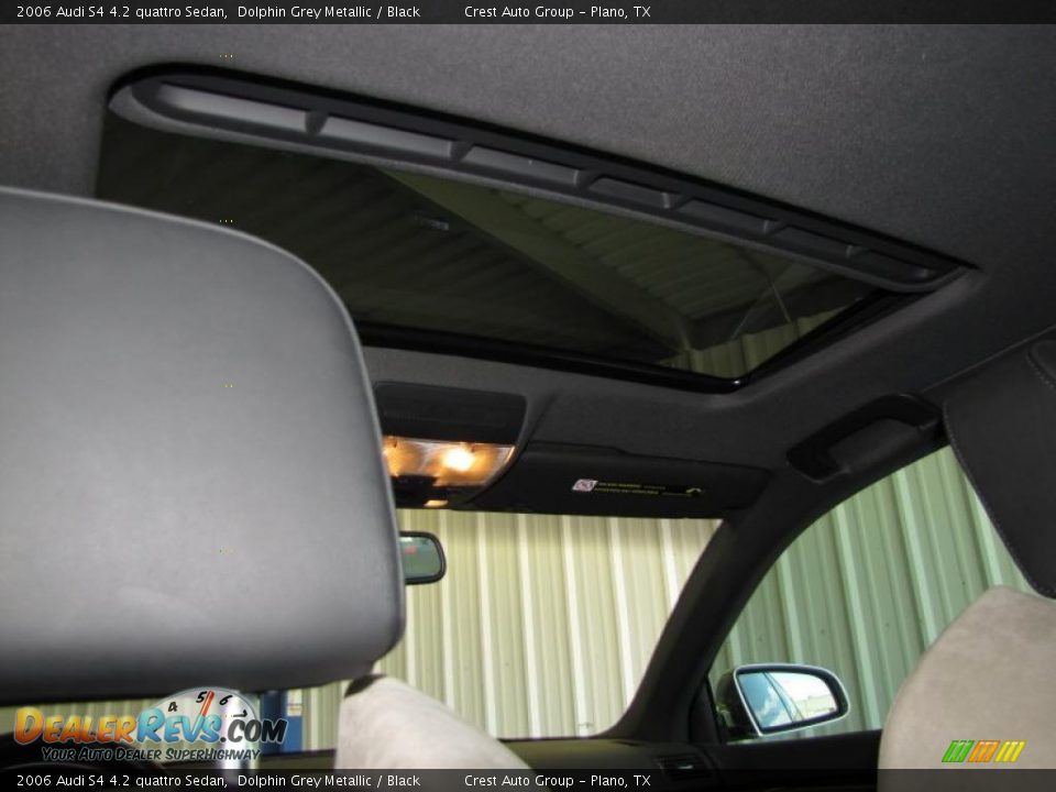 2006 Audi S4 4.2 quattro Sedan Dolphin Grey Metallic / Black Photo #17