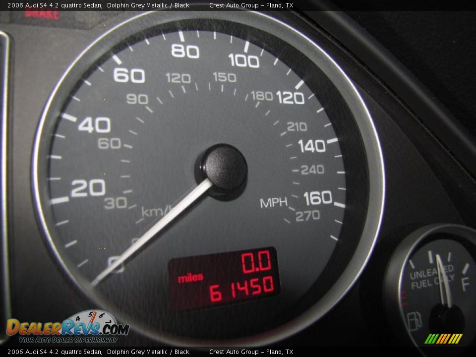 2006 Audi S4 4.2 quattro Sedan Dolphin Grey Metallic / Black Photo #19