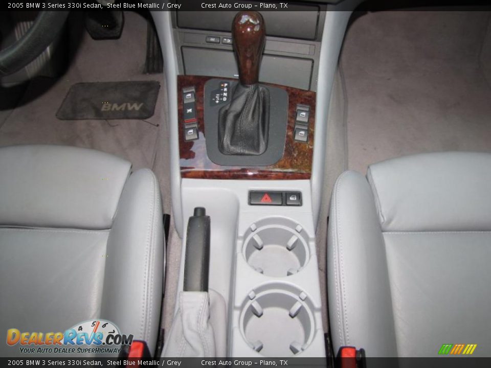 2005 BMW 3 Series 330i Sedan Steel Blue Metallic / Grey Photo #16