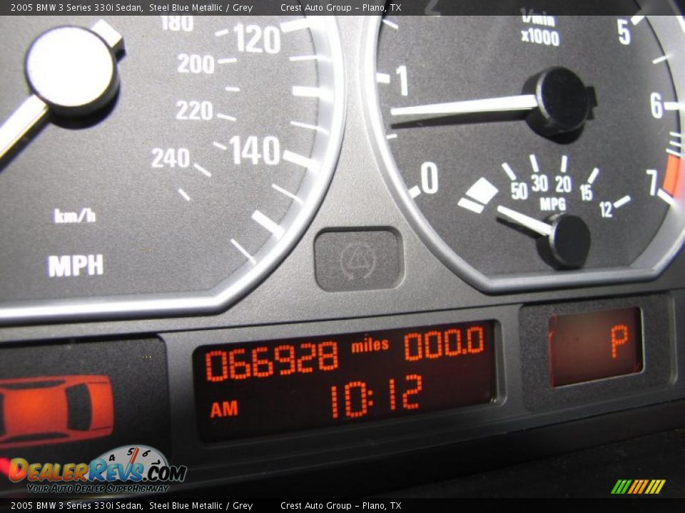 2005 BMW 3 Series 330i Sedan Steel Blue Metallic / Grey Photo #20