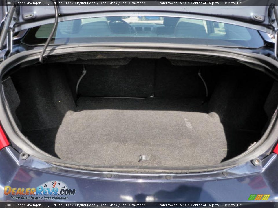 2008 Dodge Avenger SXT Brilliant Black Crystal Pearl / Dark Khaki/Light Graystone Photo #11