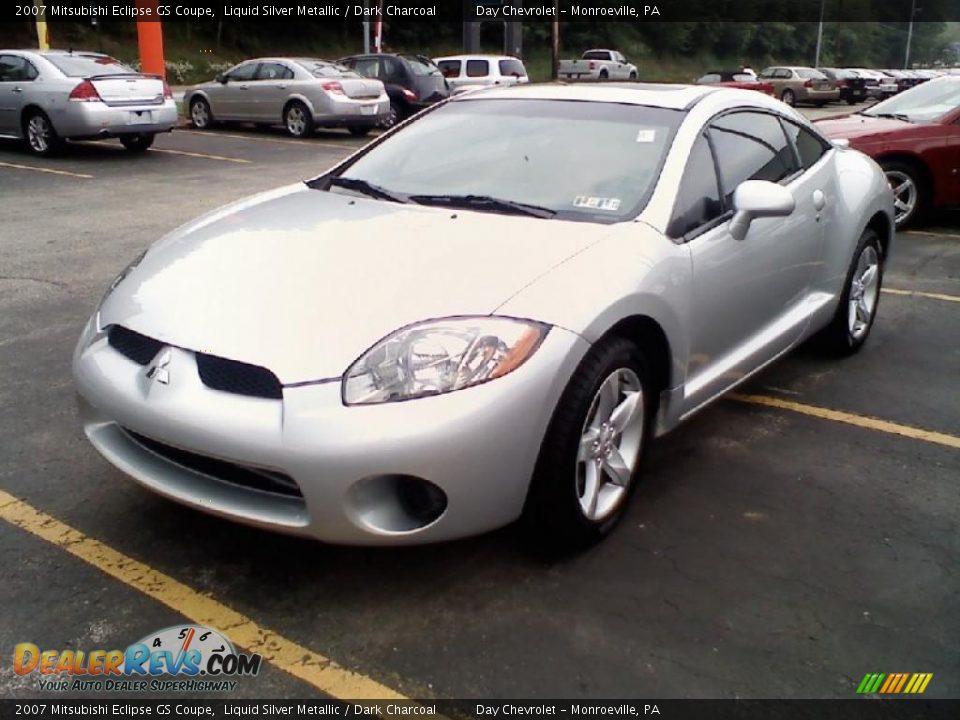 2007 Mitsubishi Eclipse GS Coupe Liquid Silver Metallic / Dark Charcoal Photo #1