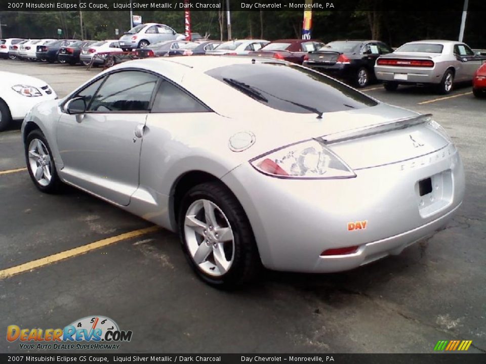 2007 Mitsubishi Eclipse GS Coupe Liquid Silver Metallic / Dark Charcoal Photo #4