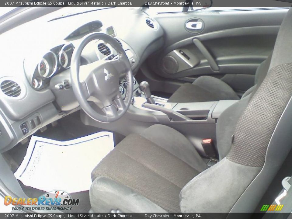 2007 Mitsubishi Eclipse GS Coupe Liquid Silver Metallic / Dark Charcoal Photo #5