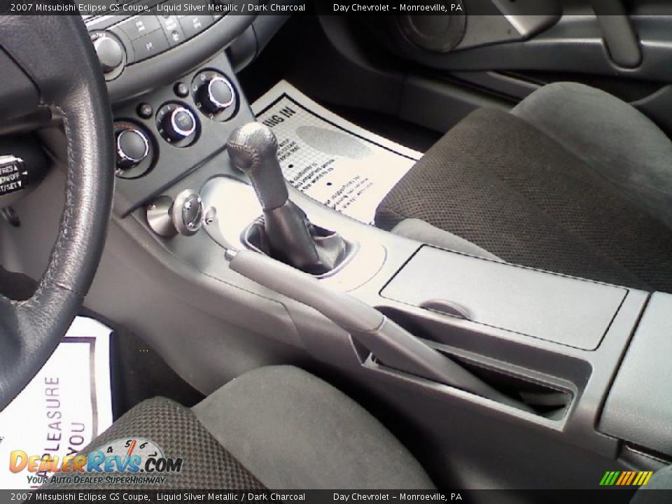 2007 Mitsubishi Eclipse GS Coupe Liquid Silver Metallic / Dark Charcoal Photo #8