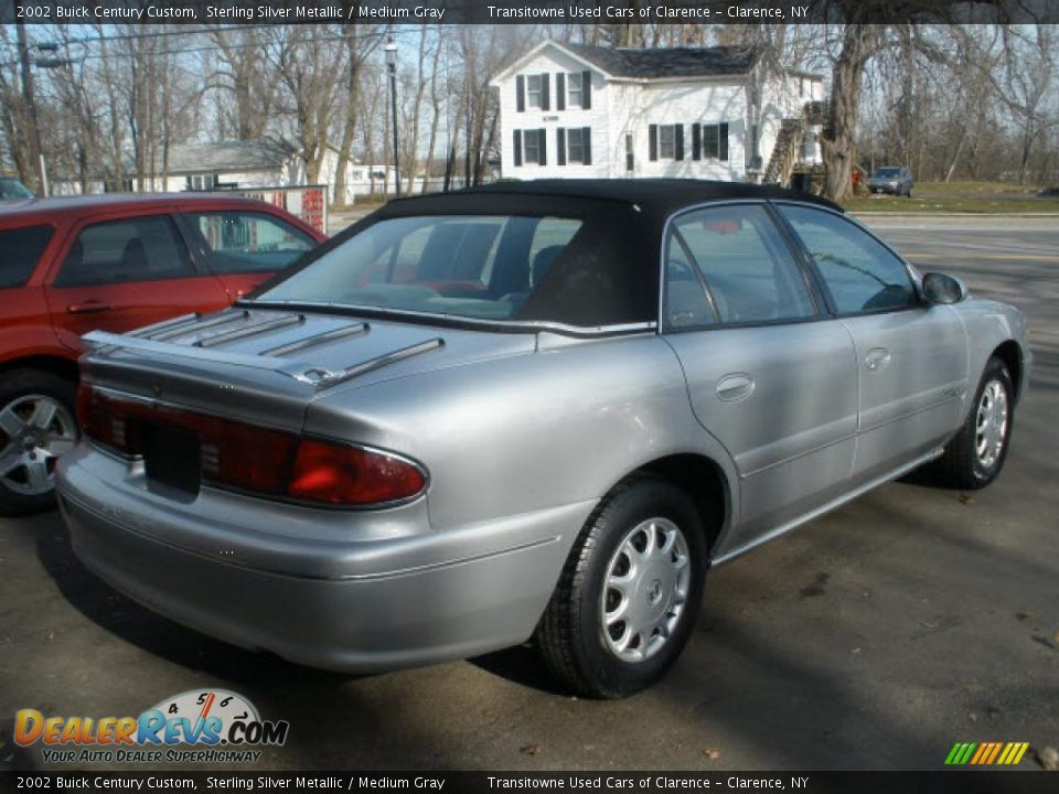 2002 Buick Century Custom Sterling Silver Metallic / Medium Gray Photo #3