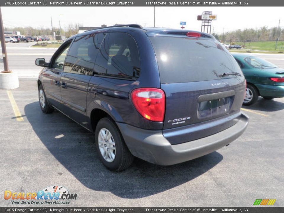 2006 Dodge Caravan SE Midnight Blue Pearl / Dark Khaki/Light Graystone Photo #2