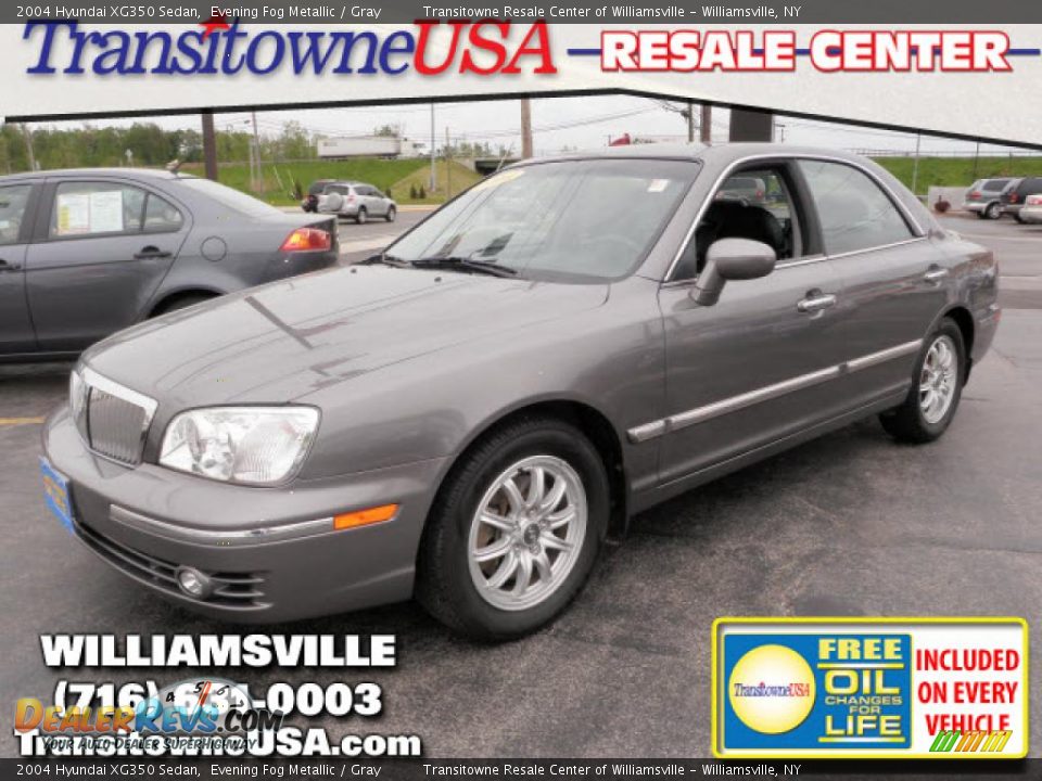 2004 Hyundai XG350 Sedan Evening Fog Metallic / Gray Photo #1