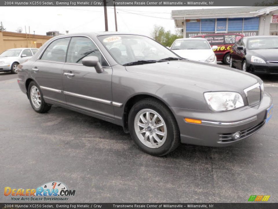 2004 Hyundai XG350 Sedan Evening Fog Metallic / Gray Photo #4