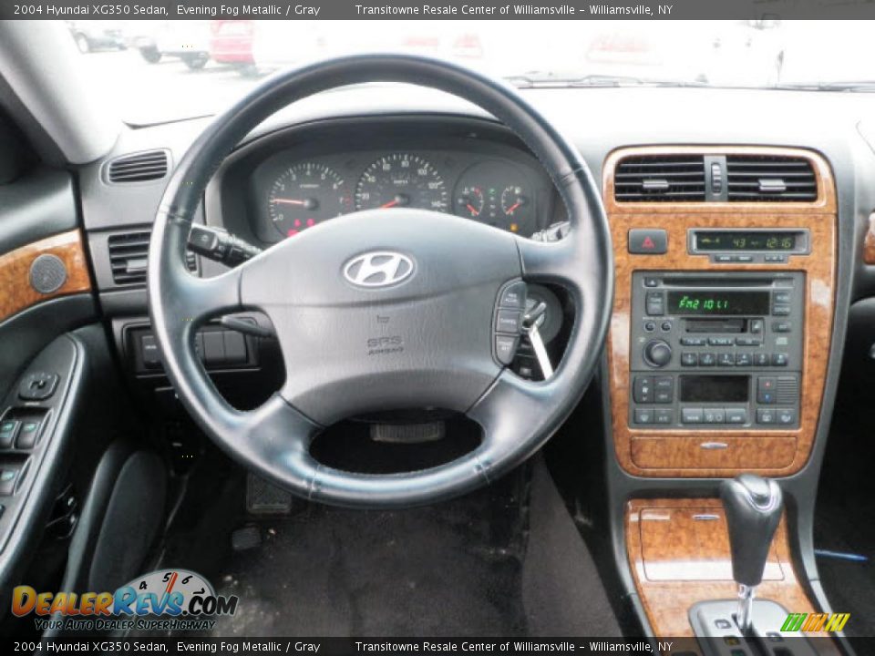 2004 Hyundai XG350 Sedan Evening Fog Metallic / Gray Photo #6