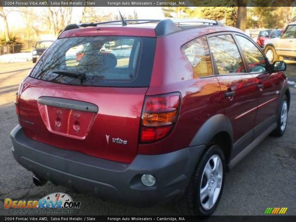 2004 Pontiac Vibe AWD Salsa Red Metallic / Slate Photo #3