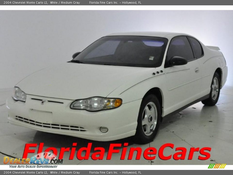 2004 Chevrolet Monte Carlo LS White / Medium Gray Photo #1