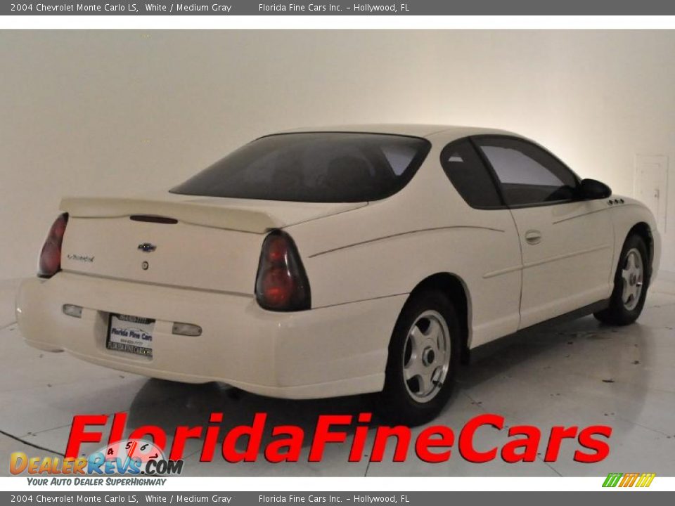 2004 Chevrolet Monte Carlo LS White / Medium Gray Photo #2