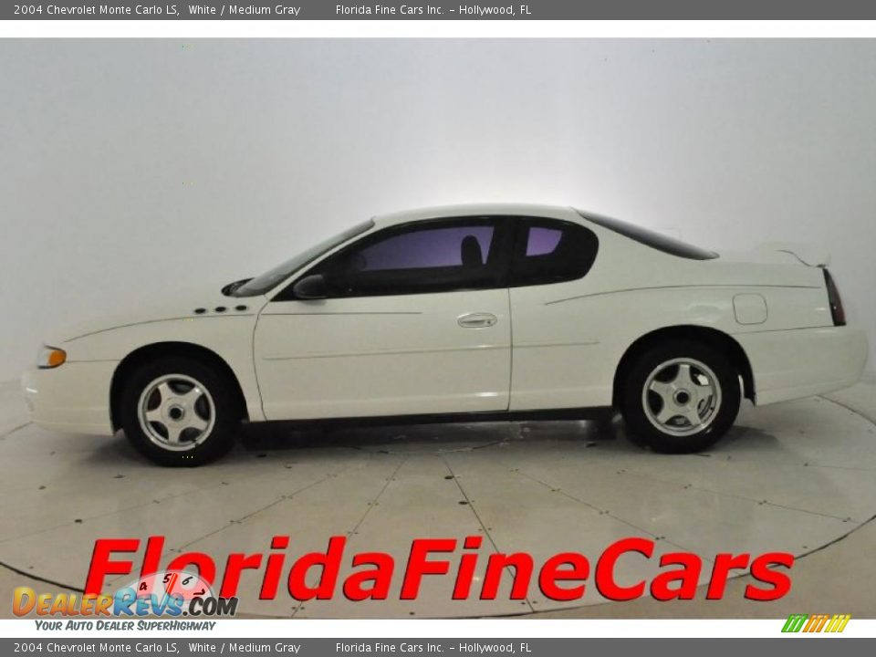 2004 Chevrolet Monte Carlo LS White / Medium Gray Photo #3