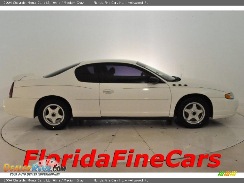 2004 Chevrolet Monte Carlo LS White / Medium Gray Photo #4