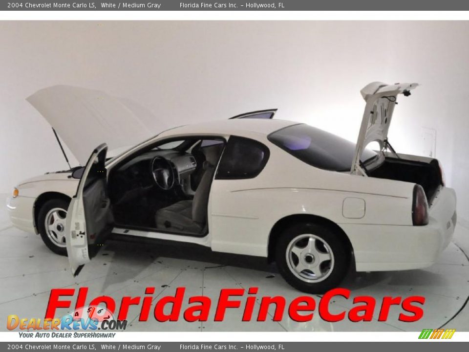 2004 Chevrolet Monte Carlo LS White / Medium Gray Photo #8