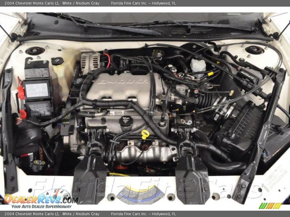2004 Chevrolet Monte Carlo LS White / Medium Gray Photo #9
