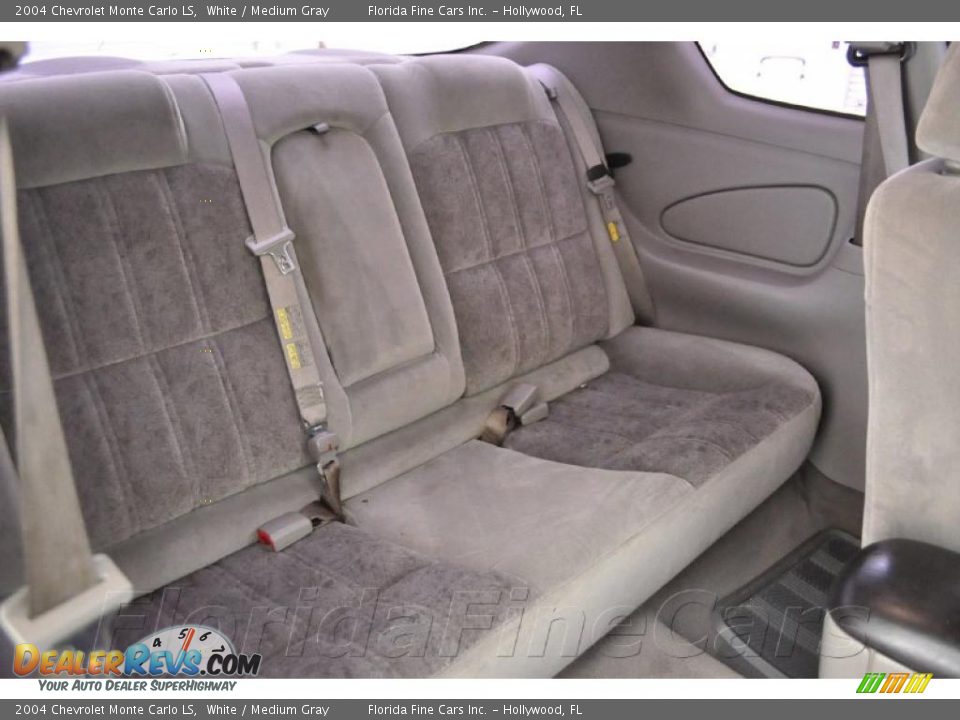 2004 Chevrolet Monte Carlo LS White / Medium Gray Photo #14